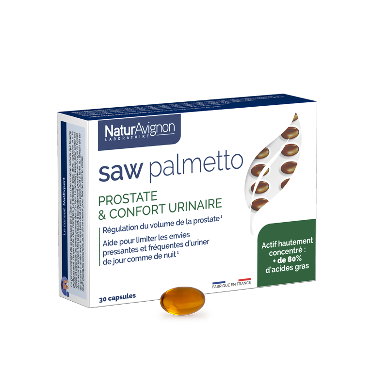Saw Palmetto : Capsules - Confort urinaire et Prostate