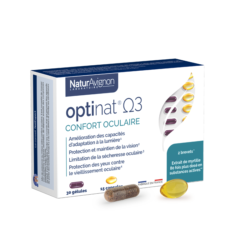 OptiNAT Oméga 3 : Complément alimentaire pour les yeux