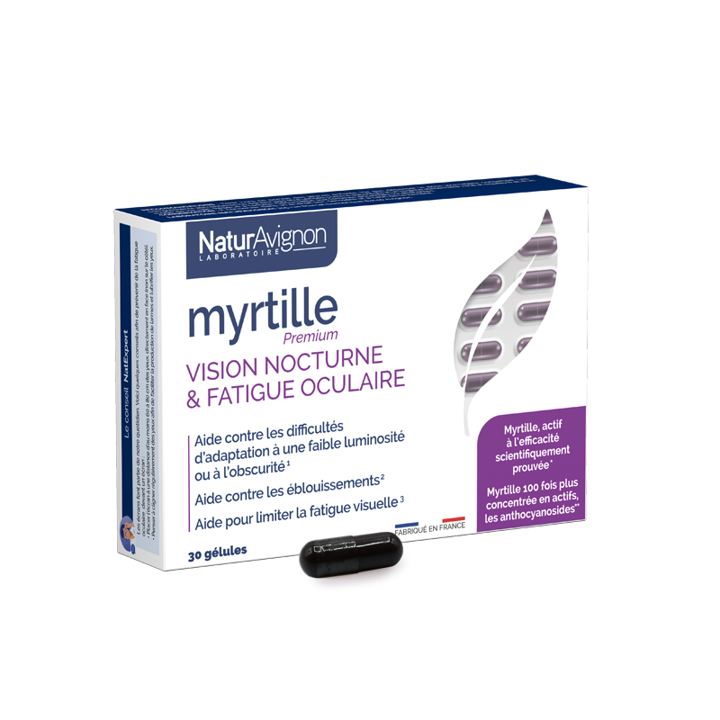 Myrtille Premium, complément alimentaire pour le confort occulaire