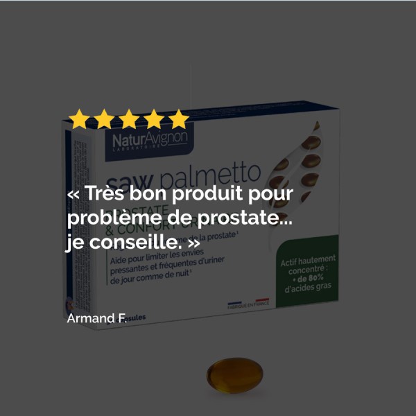 Saw Palmetto : Capsules - Confort urinaire et Prostate