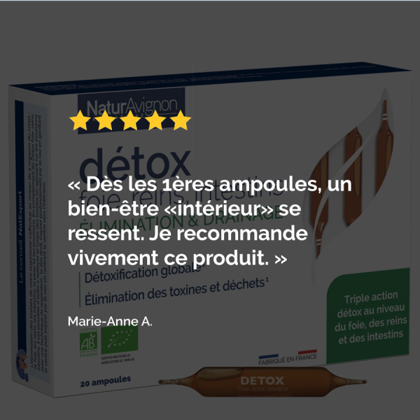 Ampoules Détox Foie, Reins et Intestins - Ampoules Bio