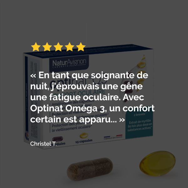 OptiNAT Oméga 3 : Complément alimentaire pour les yeux