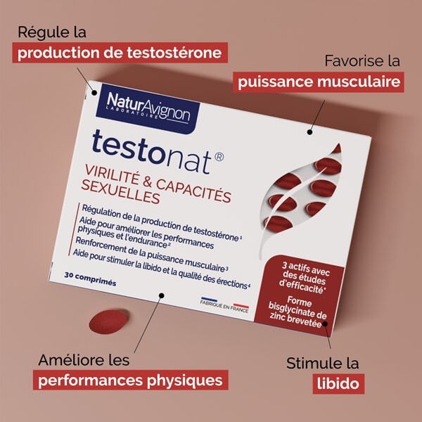 TestoNAT : Complément alimentaire Libido & Téstostérone