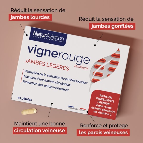 Vigne Rouge pour la Circulation Sanguine - Gélules