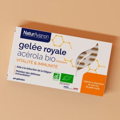 Complément Alimentaire Acérola Bio Premium & Gelée Royale