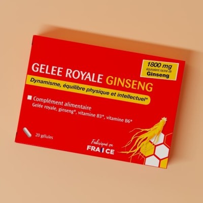 Complément Alimentaire GINSENG & GELEE ROYALE en Gélules