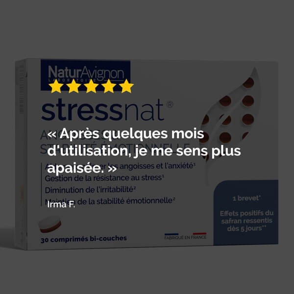 STRESSNAT : Complément Alimentaire à base de Safran contre le stress