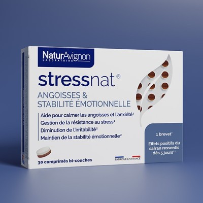 STRESSNAT : Complément Alimentaire à base de Safran contre le stress