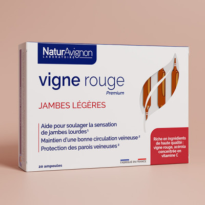 Vigne Rouge pour la Circulation Sanguine - Ampoules