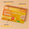 Gelée royale bio 3000 mg ampoules