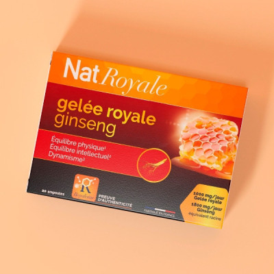 Complément Alimentaire GINSENG & GELEE ROYALE Ampoules