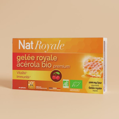 Complément Alimentaire Acérola Bio Premium & Gelée Royale